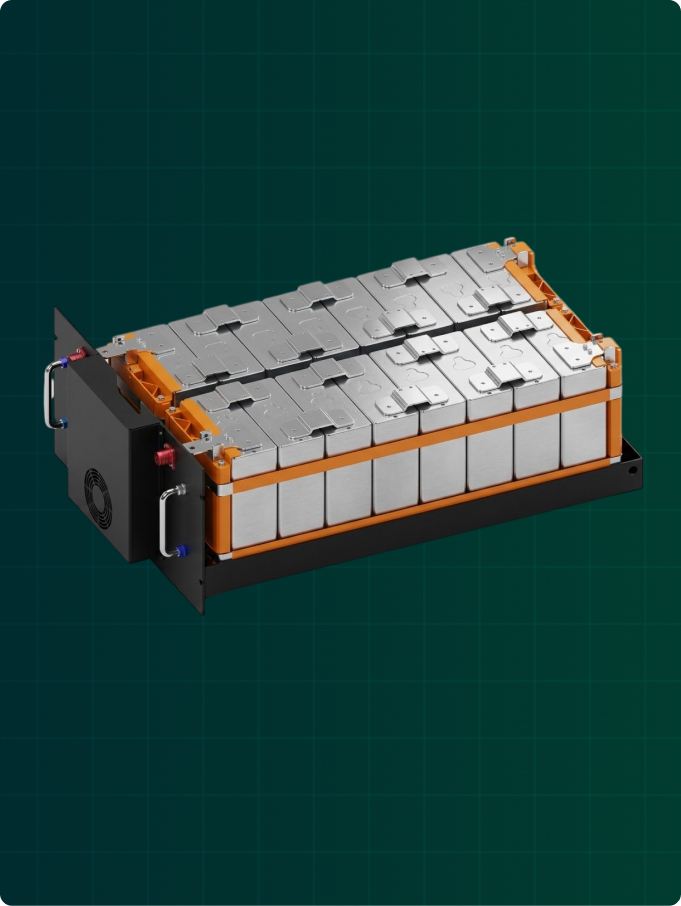 Na+ Energy Module, a rack-mounted battery module